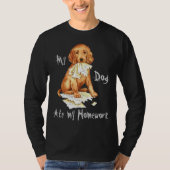 Meine irische Setter Ate Meine Hausaufgaben T-Shirt (Vorderseite)