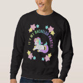Meine Junggesellenparty für Junggesellenparty-Bekl Sweatshirt (Vorderseite)