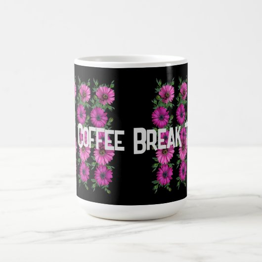 Meine Kaffee-Break-Zeit-Text Classic-Kaffee-Tasse Kaffeetasse (Mittel)