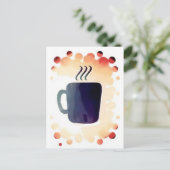 Meine Kaffeekorrektur Postkarte (Stehend Vorderseite)