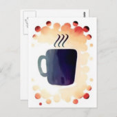 Meine Kaffeekorrektur Postkarte (Vorne/Hinten)