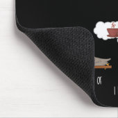 Meine Kaffeemöglichkeiten Owl Liebt Kaffeegenuss Mousepad (Ecke)