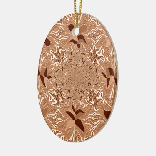 Meine Kaffeestube am Morgen Keramik Ornament (Links)