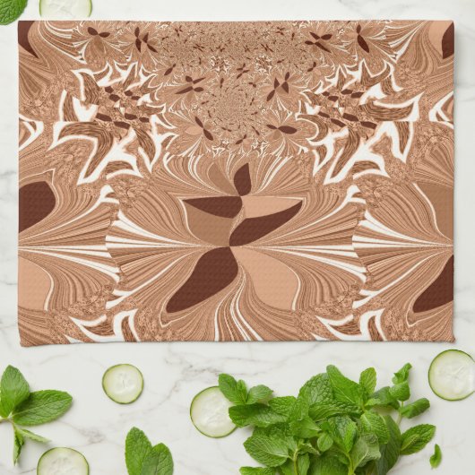 Meine Kaffeestube am Morgen Küchentuch (Gefaltet)