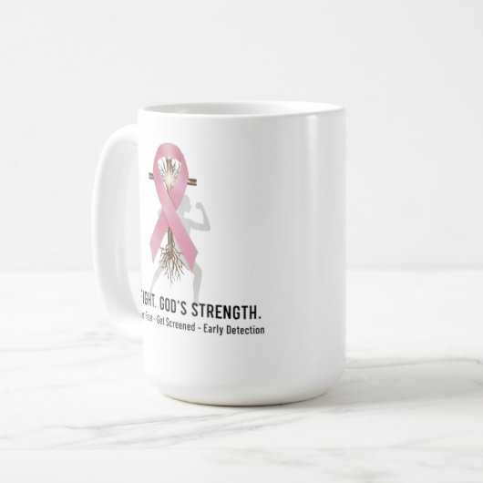 Meine Kämpfe gegen die Stärke von GOD Kaffeetasse (Vorderseite Links)