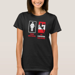Meine kanadische Freundin Paare Beziehung Valenti T-Shirt