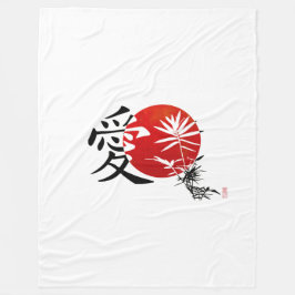 Meine Kanji-Liebe #3 Fleecedecke