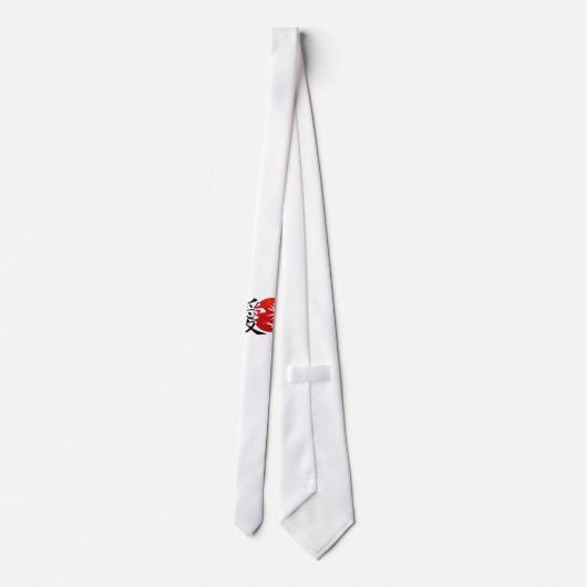 Meine Kanji-Liebe Krawatte (Rückseite)