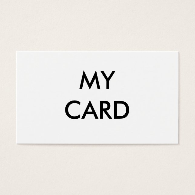 MEINE KARTE (Vorderseite)