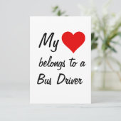 Meine Karte gehört zu einer Busfahrerkarte (Stehend Vorderseite)