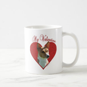 Meine Kastanie Basenji Valentine Kaffeetasse