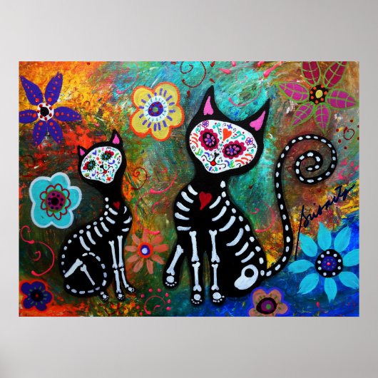 MEINE KATZDIA DE LOS MUERTOS POSTERS POSTER (Vorne)