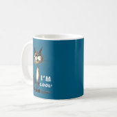 Meine Katze denkt, ich bin cool Lustiges Geschenk  Kaffeetasse (Vorderseite Links)
