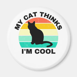 Meine Katze denkt, ich bin Cool Magnet