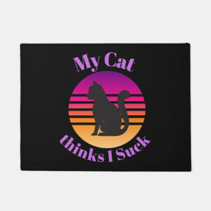 Meine Katze denkt, ich bin schlecht Fußmatte