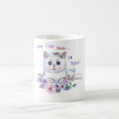 Meine Katze denkt, ich sei eine perfekte KatzenIll Kaffeetasse (Mittel)