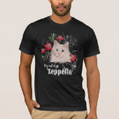 Meine Katze digiert Zeppelin-T - Shirt, anpassbar T-Shirt (Vorderseite)