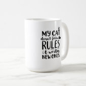Meine Katze folgt nicht den Regeln Kaffeetasse (VorderseiteRechts)