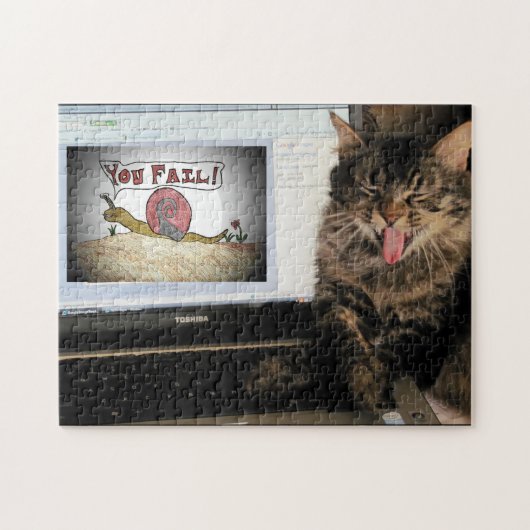 Meine Katze hasst mich Puzzle (Horizontal)