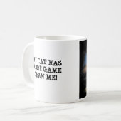 Meine Katze hat ein Spiel Kaffeetasse (Vorderseite Links)