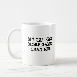 Meine Katze hat ein Spiel Kaffeetasse