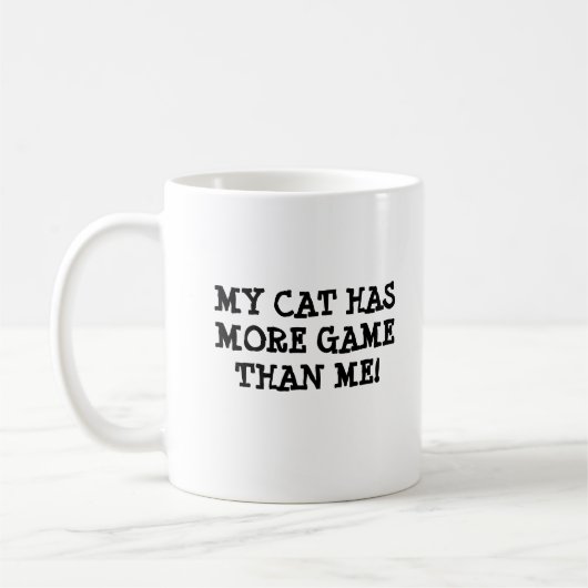 Meine Katze hat ein Spiel Kaffeetasse (Links)