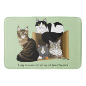 Meine Katze hat Katzen Badematte (Vorderseite)