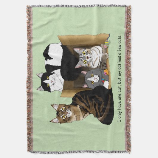 Meine Katze hat Katzen Decke (Vorderseite Vertikal)