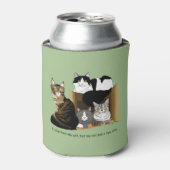 Meine Katze hat Katzen Dosenkühler (Kanne Vorderseite)