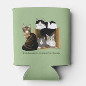 Meine Katze hat Katzen Dosenkühler (Rückseite)