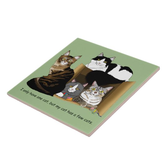 Meine Katze hat Katzen Fliese (Seite)