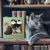 Meine Katze hat Katzen Fliese