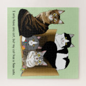 Meine Katze hat Katzen Puzzle (Horizontal)