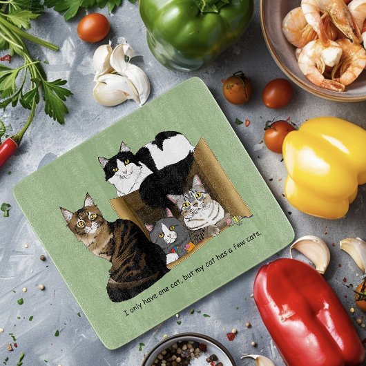 Meine Katze hat Katzen Schneidebrett