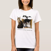 Meine Katze hat Katzen T-Shirt (Vorderseite)