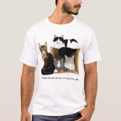 Meine Katze hat Katzen T-Shirt (Vorderseite)