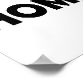 Meine Katze hat meine Hausaufgaben gelöscht Poster (Ecke)