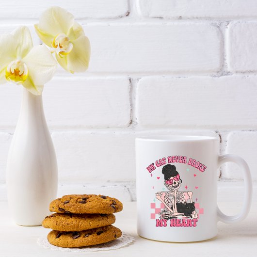 Meine Katze hat mir nie das Herz gebrochen Coffee Kaffeetasse