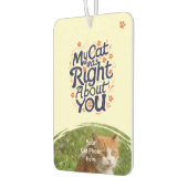 Meine Katze hatte recht mit dir – Katzenliebhaber Autolufterfrischer (Links)