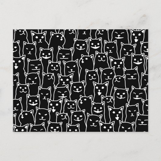 Meine Katze hatte recht, wenn Sie lustige Katzen-M Postkarte (Vorderseite)