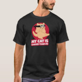 Meine Katze ist Cool als Me Funny Karate T-Shirt (Vorderseite)