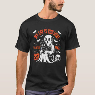 Meine Katze ist die wahre Halloween-Magie Lustiger T-Shirt