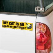 Meine Katze ist ein Anarcho-Kapitalist Autoaufkleber (Auf Lkw)