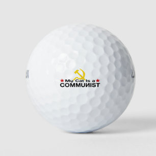 Meine Katze ist ein Kommunist Golfball