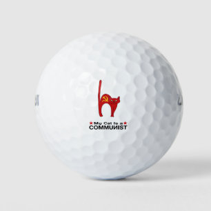 Meine Katze ist ein KOMMUNIST großartige Geschenki Golfball