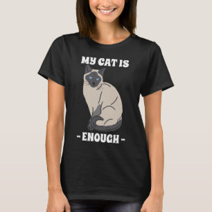 Meine Katze ist genug Introvertierte Katzenliebhab T-Shirt