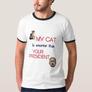 Meine Katze ist intelligenter als Ihr Präsident T-Shirt