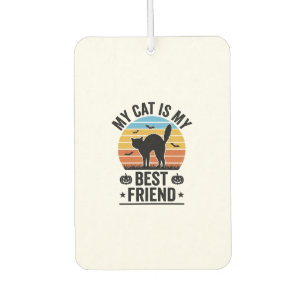 Meine Katze ist mein bester Freund Vintage-Katze-S Autolufterfrischer