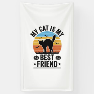 Meine Katze ist mein bester Freund Vintage-Katze-S Banner