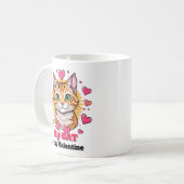 Meine Katze ist mein Niedlicher Freund von Valenti Kaffeetasse (Vorderseite Links)